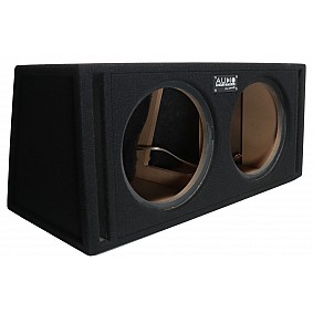 AUDIO SYSTEM Dubbele lege behuizing. Bassreflexbehuizing van 2x 42 Liter voor 2x 30 cm Bass