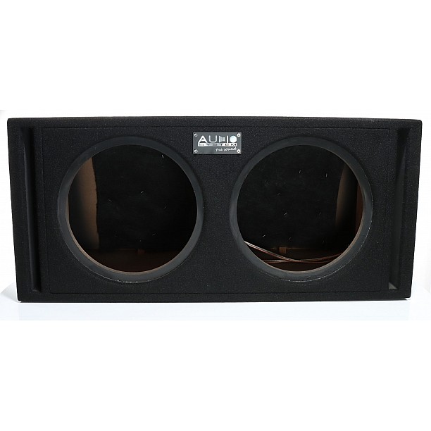 AUDIO SYSTEM Dubbele lege behuizing. Bassreflexbehuizing van 2x 42 Liter voor 2x 30 cm Bass