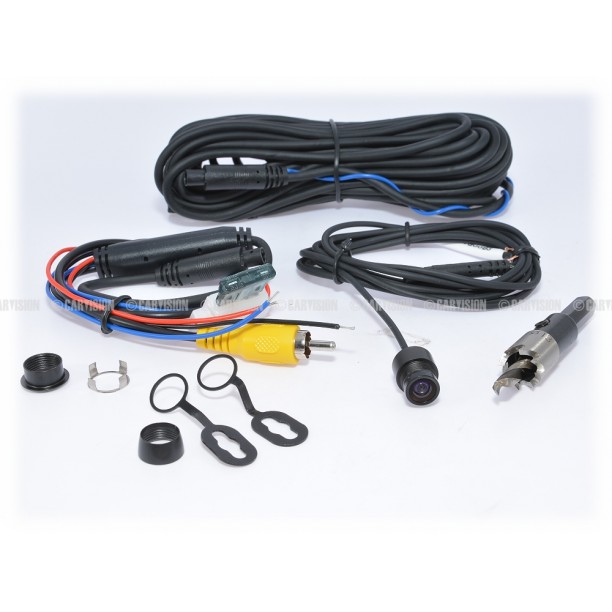 Camera op/inbouw micro NTSC 120gr RCA output incl.7m kabel Camera op/inbouw micro NTSC 120gr RCA output incl.7m kabel