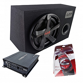 AUDIO SYSTEM Subwoofer set CARBON 12 BR + CARBON-500.1D + WK-20