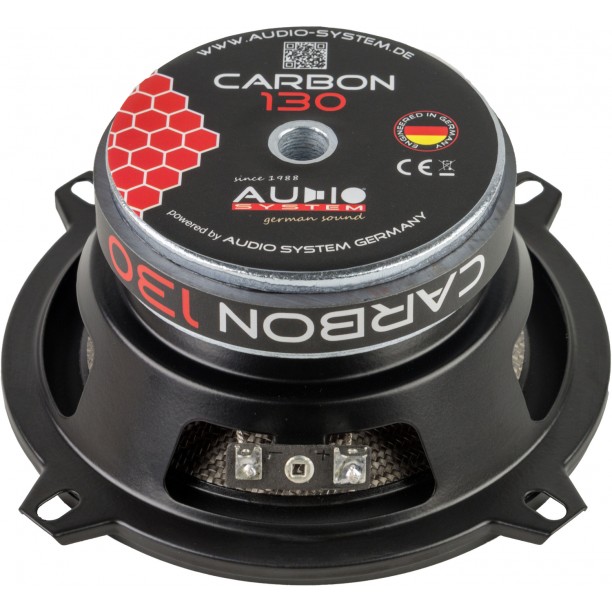 Carbon- Series 130mm Coax System 2x105/65 watt