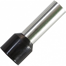 Adereindhuls voor kabelmaat: 16 mm² met zwarte isolatie