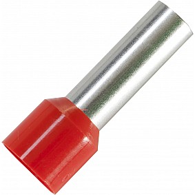 Adereindhuls voor kabelmaat: 16 mm² met rode isolatie