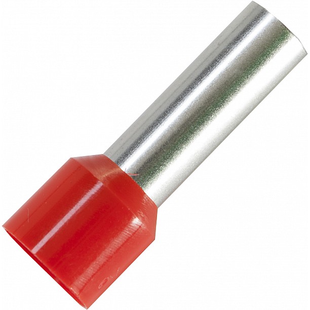 Adereindhuls voor kabelmaat: 16 mm² met rode isolatie