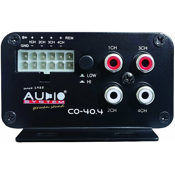 CO-SERIE 4-Channel IC Versterker ISO aansluitng CO-SERIE 4-Channel IC Versterker ISO aansluitng