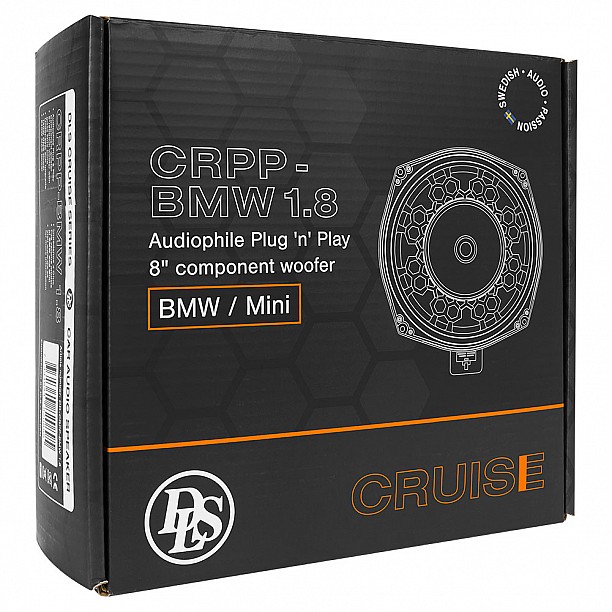 DLS Cruise BMW 200mm, Plug'n Play subwoofer