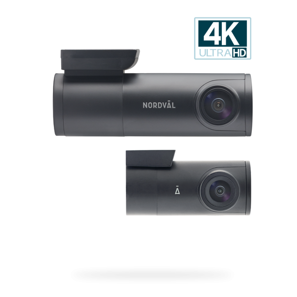 Nordväl DC102 2CH Dashcam 4K + GPS + Wi-Fi 128GB