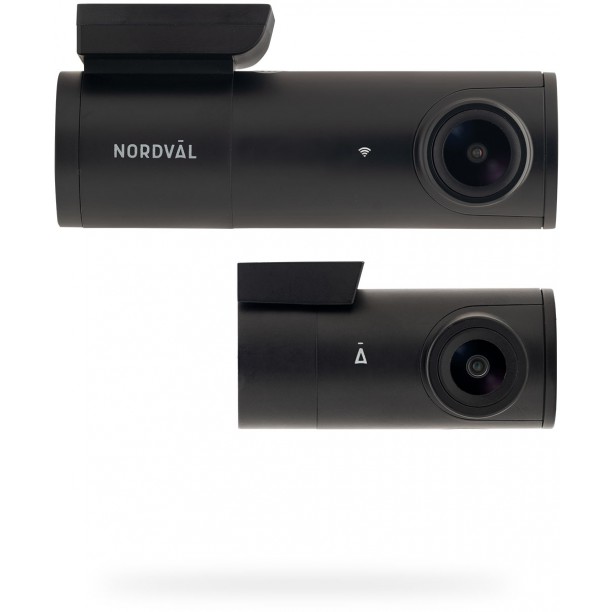 Nordväl DC102 2CH Dashcam 2K + GPS + Wi-Fi 32GB Nordväl DC102 2CH Dashcam 2K + GPS + Wi-Fi 32GB