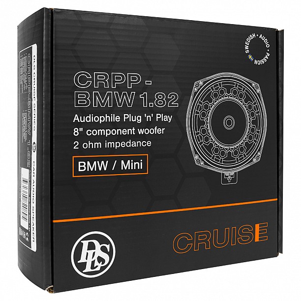 DLS Cruise BMW 200mm, Plug'n Play subwoofer 2Ohm DLS Cruise BMW 200mm, Plug'n Play subwoofer 2Ohm