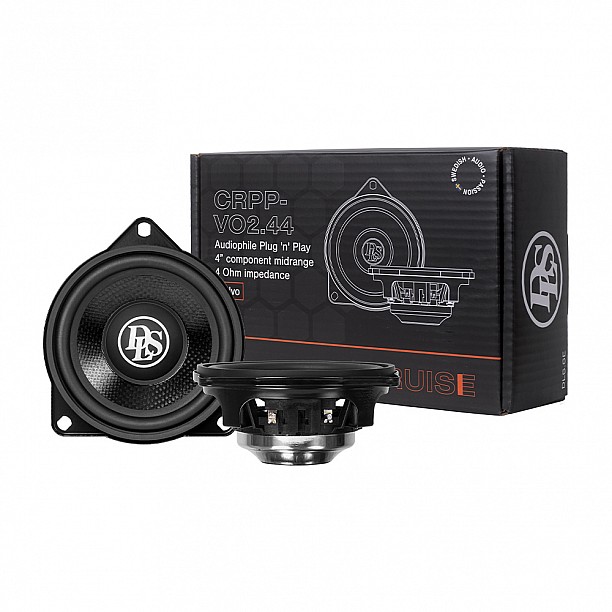 DLS Cruise Volvo 100mm, Plug'n'Play Mid Speaker 4Ohm MET! Harman Kardon/B&W Audio