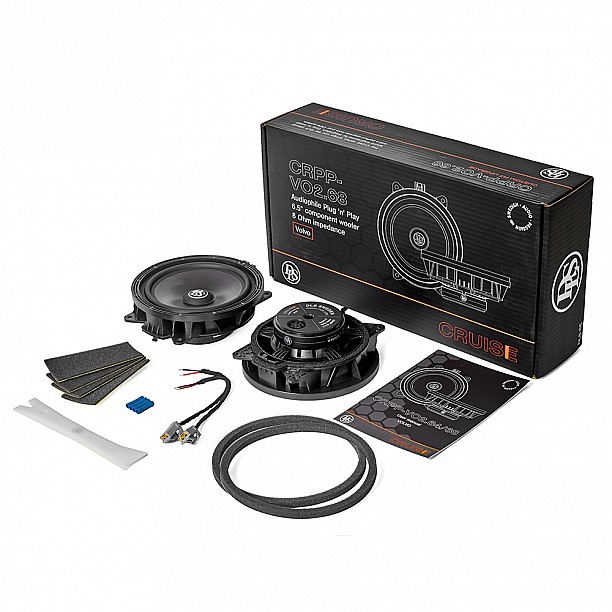 DLS Cruise Volvo 165mm, Plug'n'Play Mid Woofer 8Ohm ZONDER! Harman Kardon/B&W Audio