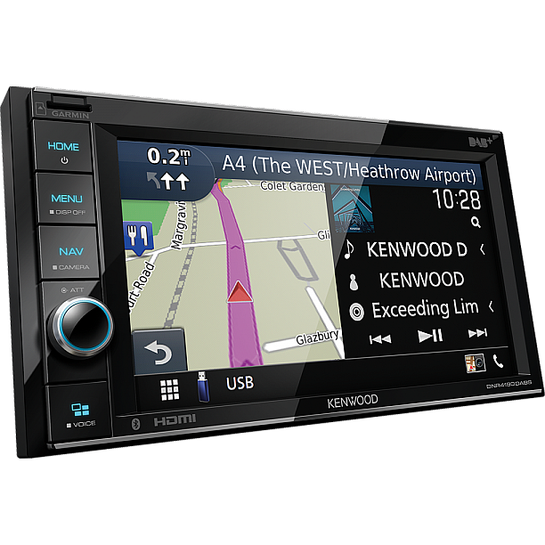 Kenwood DNR-4190DABS 6.2” AV-NAVIGATIE met Bluetooth, DAB Radio Apple Carplay