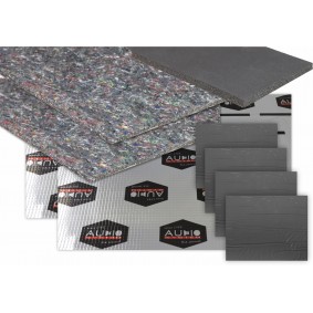 AUDIO SYSTEM DOOR KIT 2.0 2x Silence fleece + 2x Alubutyl 3000+ 4x ALU Sheet 250 + 1x Neoprene foam