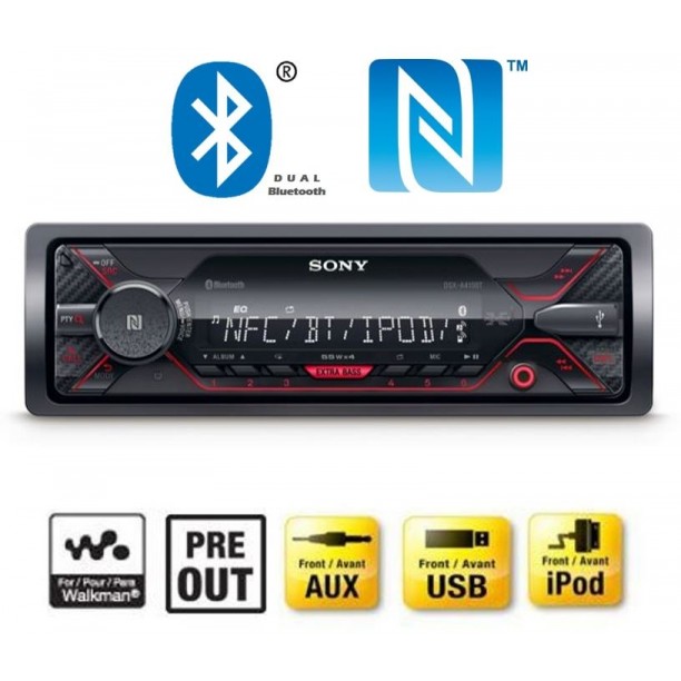 Autoradio Sony DSXA410BT Bluetooth handsfree