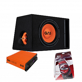 GAS MAD Subwoofer set MAD B2-110 (gepoort) + MAD A1-500.1D + WK-20