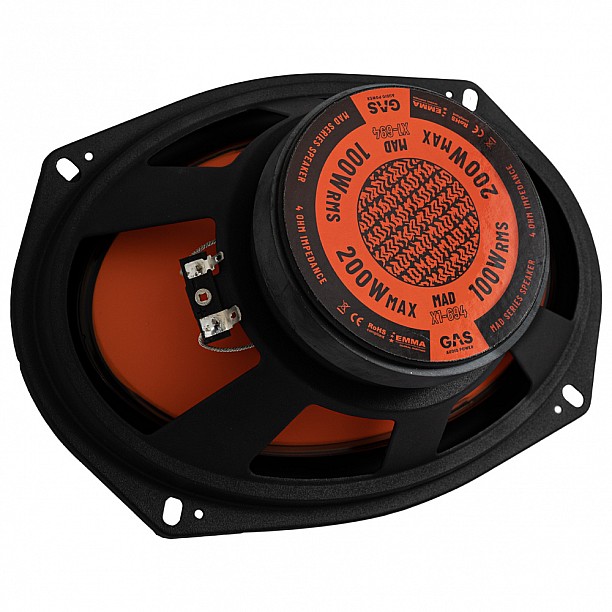 GAS MAD Level 1 Coaxial Speaker 6x9