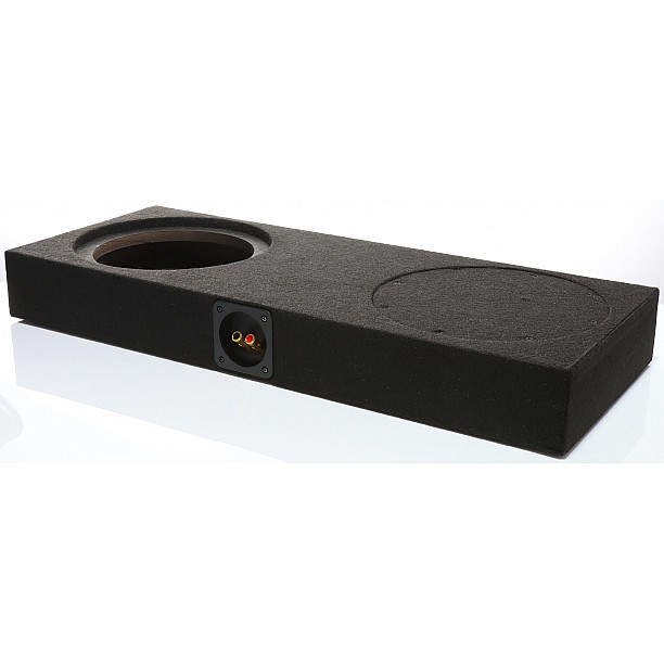 AUDIO SYSTEM Lege behuizing. Gesloten behuizing met 2x 7 liter voor 2x 25 cm bas