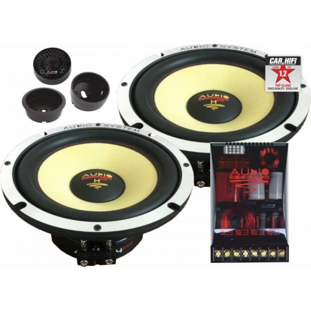 Helon-Serie 2-OHM 2-Way Double Compo 165 mm Extreme Kickbass Compo Systeem.