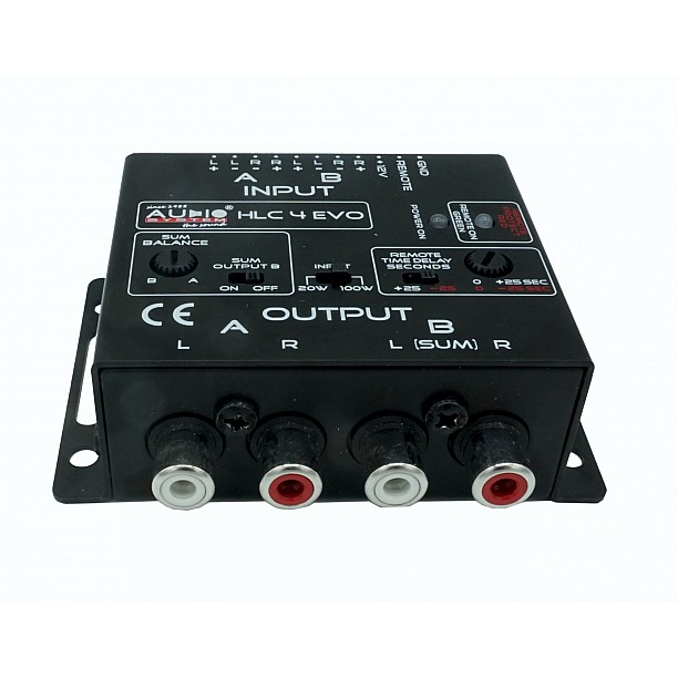 AUDIO SYSTEM 4-weg high-low adapter voor OEM radio's AUDIO SYSTEM 4-weg high-low adapter voor OEM radio's