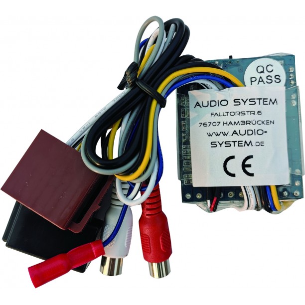 AUDIO SYSTEM 2-weg Hifh-Low Adapter voor OEM radio's/versterkers