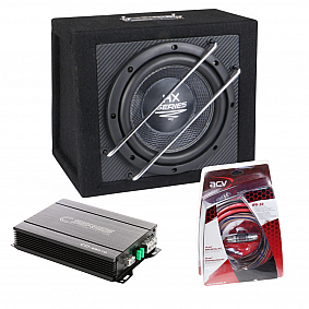 AUDIO SYSTEM Subwoofer set HX08 SQ G + CO-650.1D + WK-20