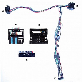 Audio2Car MMI Basic, 4 speakers Audi A6 2004-2008