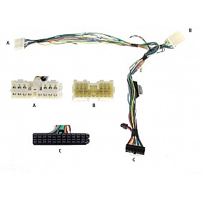 Audio2Car 20 pins Diverse modellen Mitsubishi - Hyundai Santamo