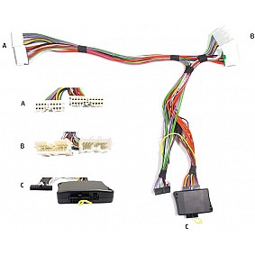 Audio2Car18+14 pins Div. modellen Mitsubishi- Peugeot- Citroën- Honda- Acura met Rockford Fosgate