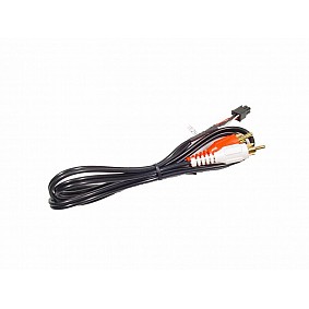 AUX Adapter microfit 4 pin Male to 2 x RCA Male