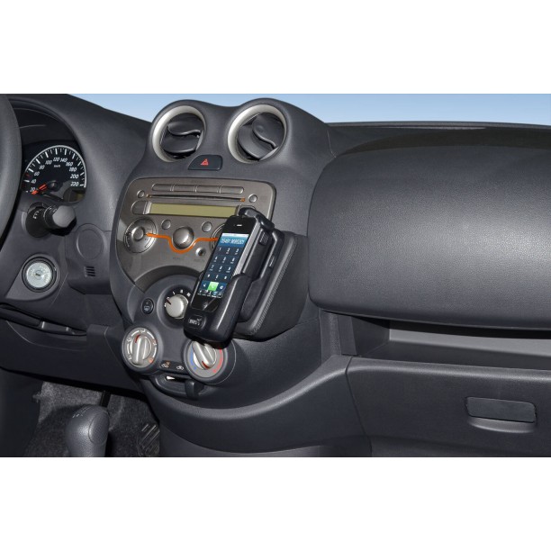 Houder - Kuda Nissan Micra K13 03/2011-2014 Kleur: Zwart