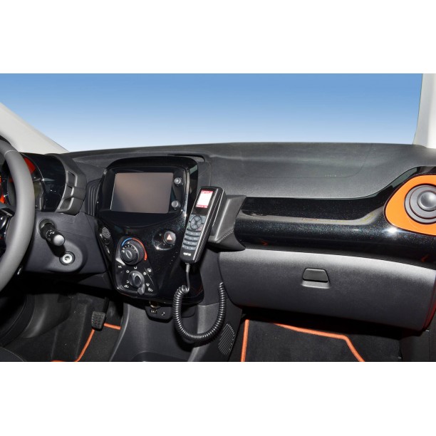 Houder - Kuda Citroën C1 - Peugeot 108 - Toyota Aygo 2014-2019 Kleur: Zwart