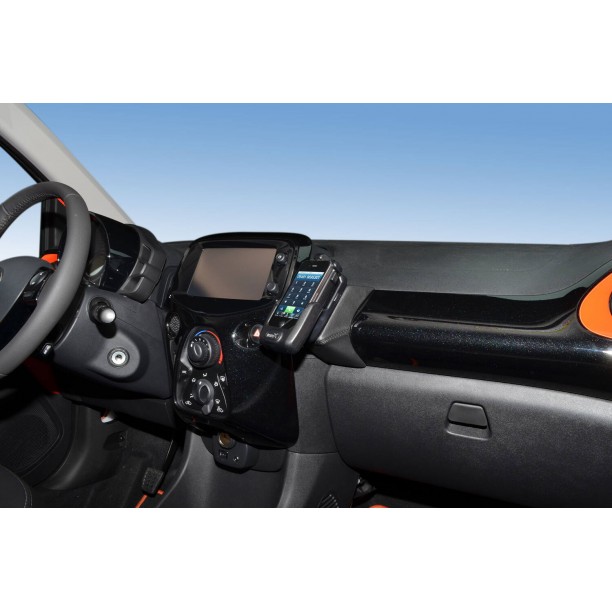 Houder - Kuda Citroën C1 - Peugeot 108 - Toyota Aygo 2014-2019 Kleur: Zwart