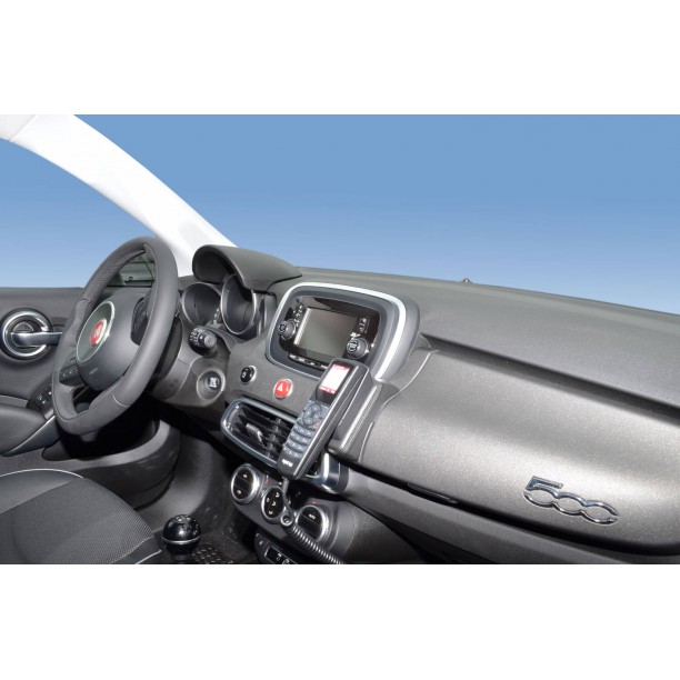 Houder - Kuda Fiat 500X 2015-2019 Kleur: Zwart