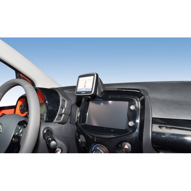 Houder - Kuda Citroën C1 - Peugeot 108 - Toyota Aygo 2014-2019 Kleur: Zwart