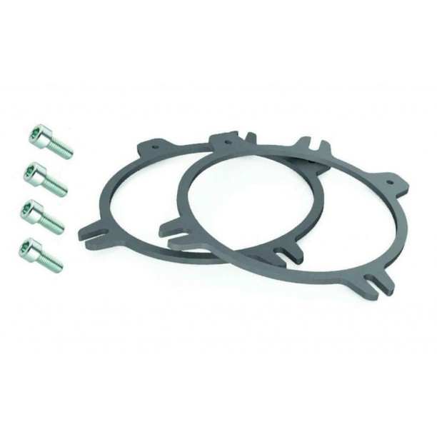 Zeer stabiele universele metalen BMW speakerring 100 mm Zeer stabiele universele metalen BMW speakerring 100 mm