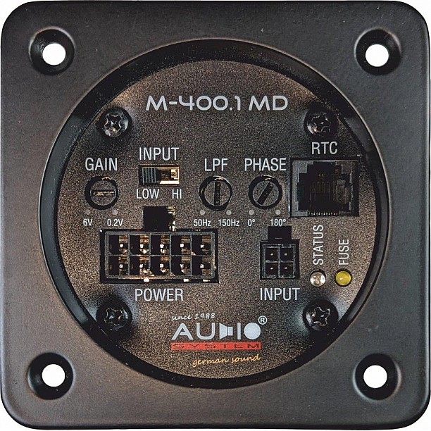 M08 EVO BR + M-400.1MD 200W RMS M08 EVO BR + M-400.1MD 200W RMS