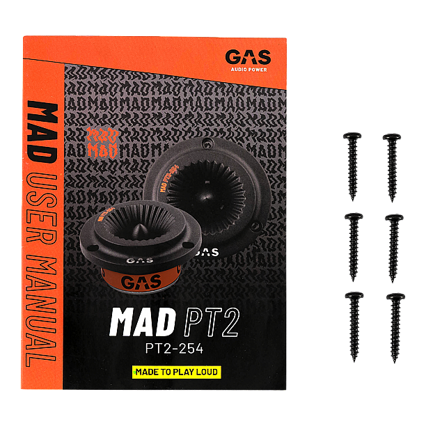 GAS MAD Level 2 Horn Tweeter 1 GAS MAD Level 2 Horn Tweeter 1