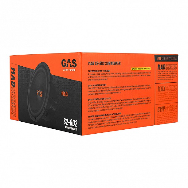 GAS MAD Level 2 Subwoofer 8 GAS MAD Level 2 Subwoofer 8