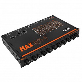 GAS MAX ½DIN 7-band EQ, 6V Pre-Outs