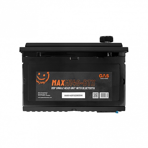 GAS MAX 1DIN BT, AUX, USB, APP, DSP