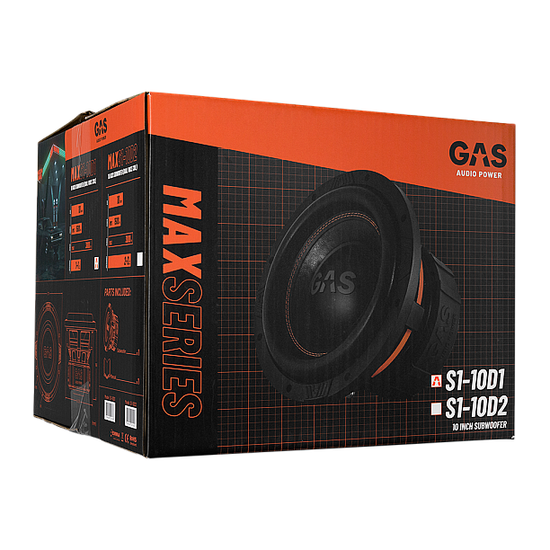 GAS MAX Level 2 Subwoofer 10