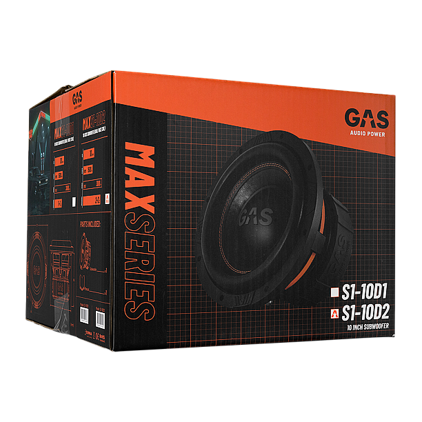 GAS MAX Level 2 Subwoofer 10