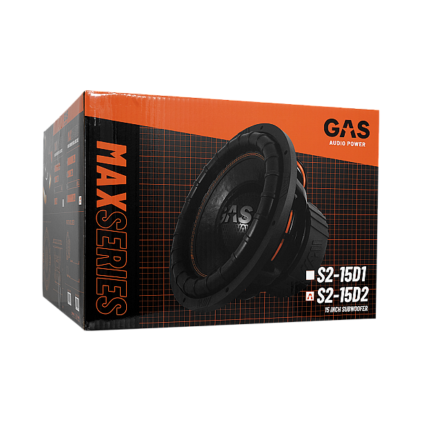 GAS MAX Level 2 Subwoofer 15 GAS MAX Level 2 Subwoofer 15