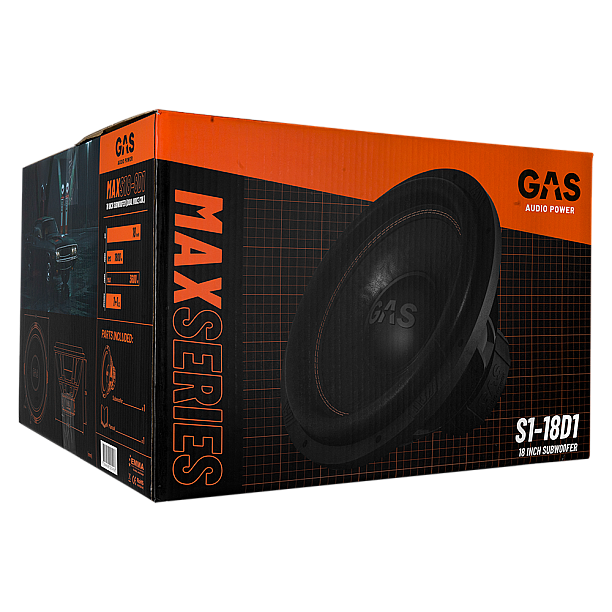 GAS MAX Level 1 Subwoofer 18