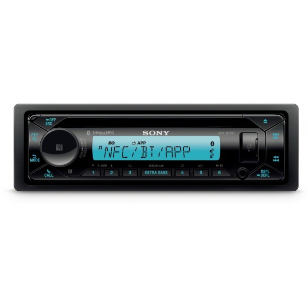 Sony MEX-M72BT - 1-DIN Marine radio  - Waterproof - Bluetooth - CD