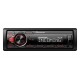 Pioneer MVH-330DAB Receiver 1DIN USB/BT/DAB+ rood