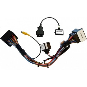 Camera interface t.b.v. aansluiten aftermarket camera (NTSC) op een VW MIB INCL PROGRAMEER DONGEL
