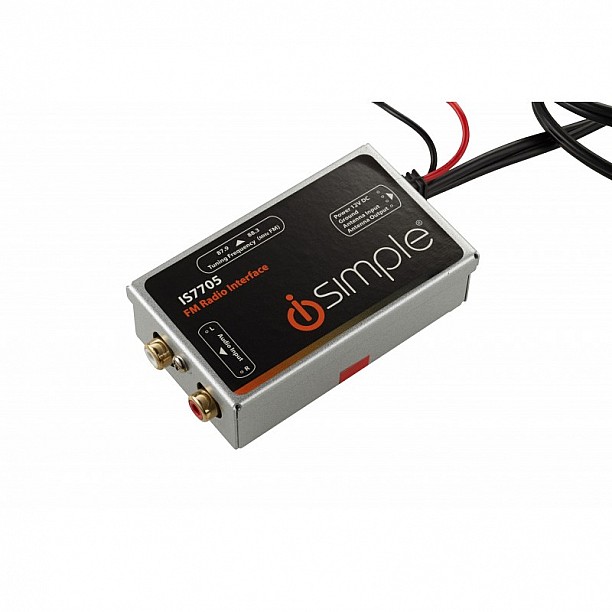 iSimple IS7705 JamLink FM interface met lightning connector input en RCA output 2.4A charging
