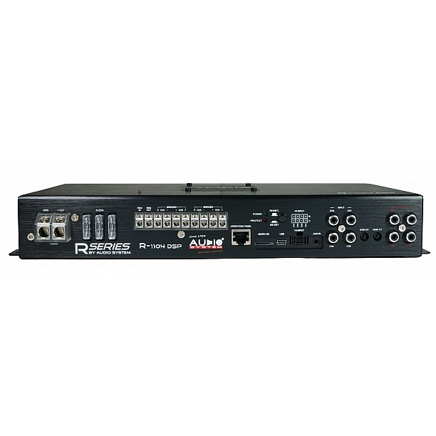 AUDIO SYSTEM DSP-SERIE 4-kanaals versterker (met 8-kanaals HIGH-POWER DSP en BT)