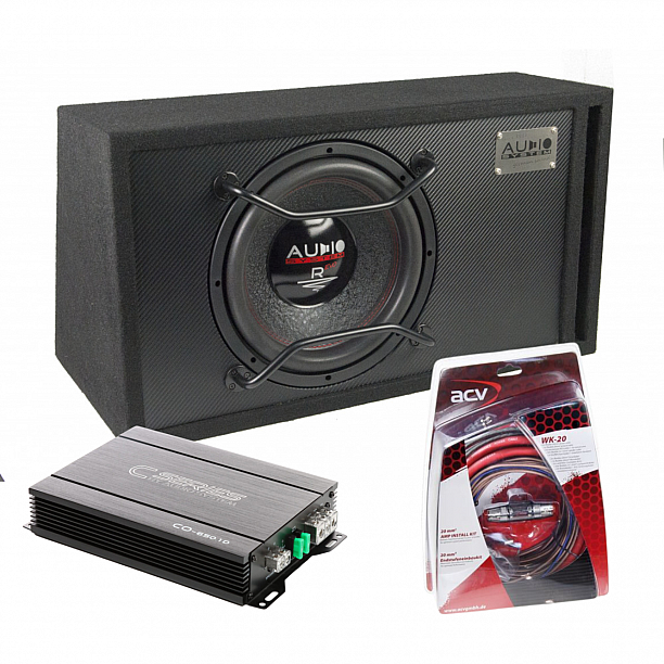 AUDIO SYSTEM Subwoofer set R12 EVO BR + CO-650.1D + WK-20